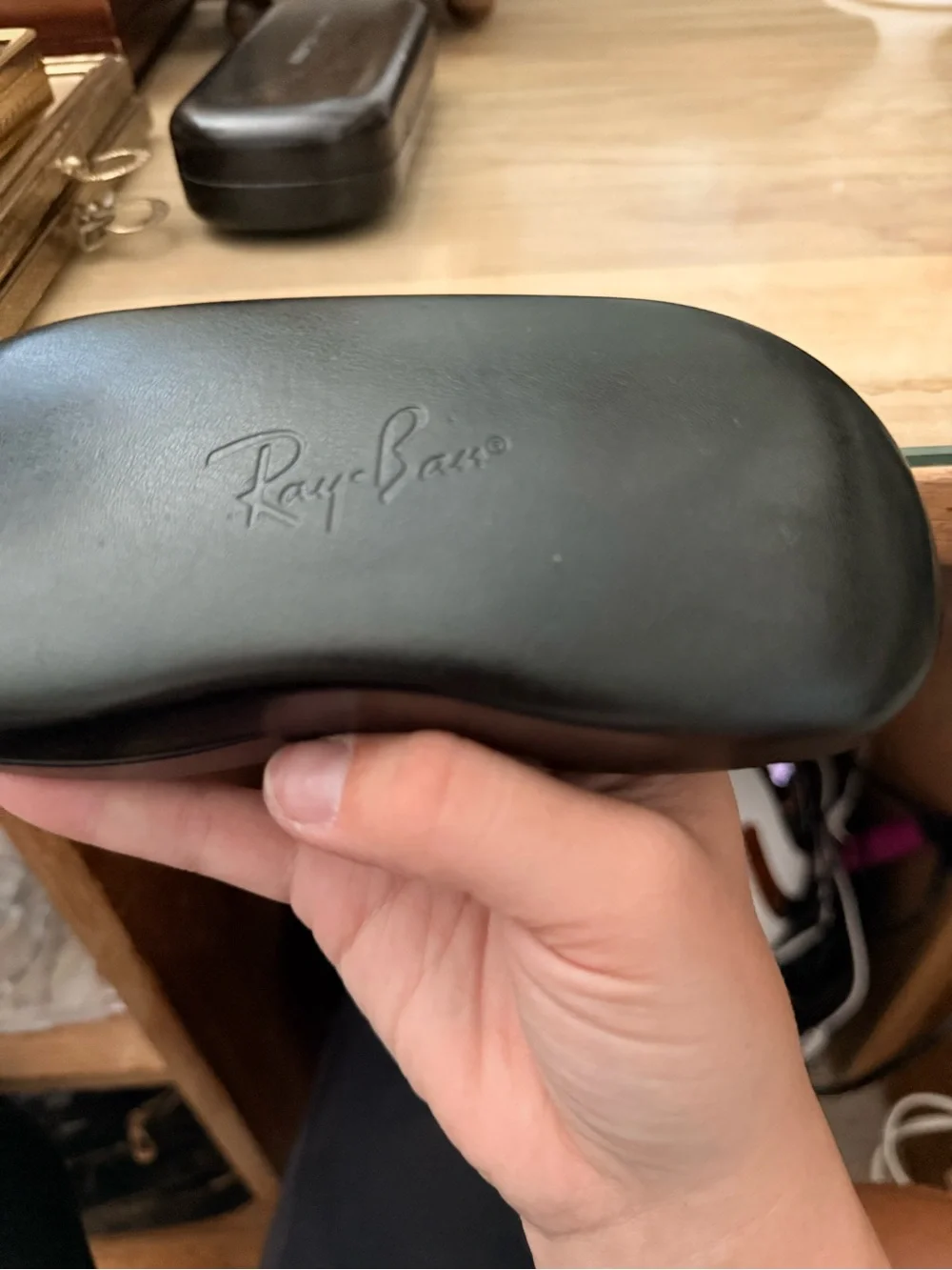Ray-Ban Brown Tortoiseshell Sunglasses with Dark Lenses